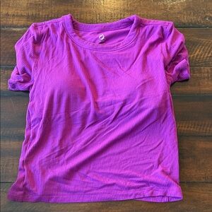 Lou & Grey Vibrant Purple Short Sleeve Tee